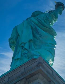 Close up statue of Liberty Foto stock