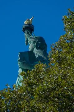 Close up statue of Liberty Stock Photos