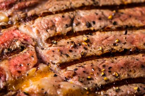 Close up steak texture Stock Photos