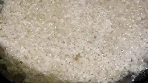 Close-Up of Steamed Grated Coconut Texture. Video stock 336890921