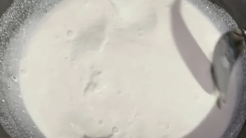 Close-Up of Steamed Grated Coconut Texture. Video stock 336890922