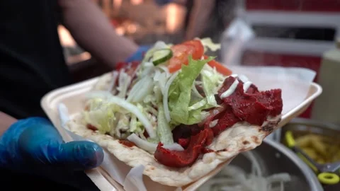 Close Up Of Steaming Food Ready To Be Served Stock Footage 146228359