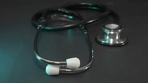 Close Up of Stethoscope Stock Footage 260334579