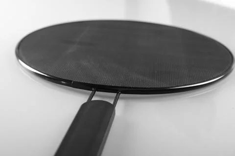 Close up of on-stick splatter screen Photos