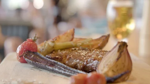 Close up - Stick with vegetables Stock Footage 91948091