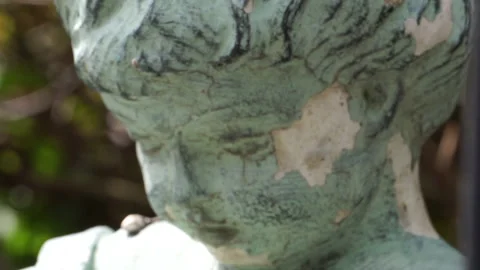 CLOSE UP STONE BOY Video stock 194022256