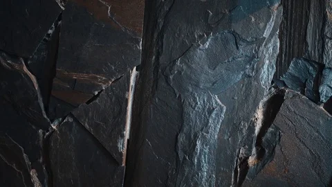 Close-up stone passage in the cave 스톡 동영상 86702482