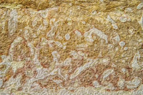 Close up of stone seamless background pattern or texture. High resolution pho Stock Photos