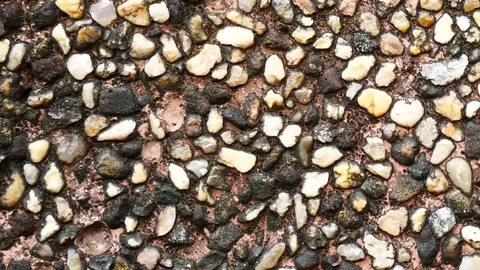 Close up on stone wall background. Stock Footage 79259064