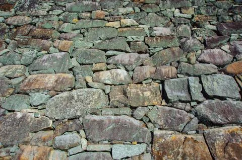 Close up of stone wall Stock Photos