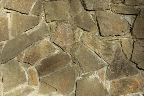 Close-up stonewall texture Stock Photos