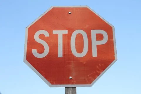 Close-up of Stop Sign Stock Photos