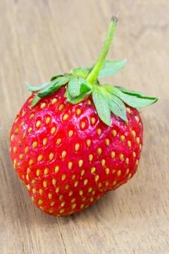 Close up of a straberry Stock Photos