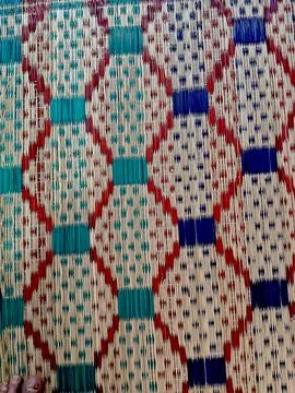 Close-up of Straw Mat Pattern Stock Photos