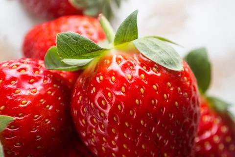 Close Up Strawberry Foto stock