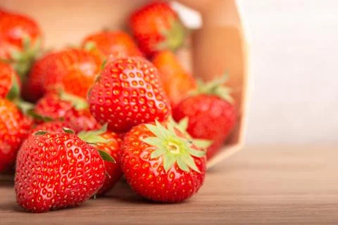 Close up of strawberry's Stock Photos