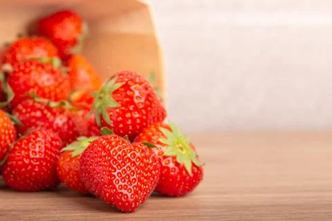 Close up of strawberry's Stock Photos