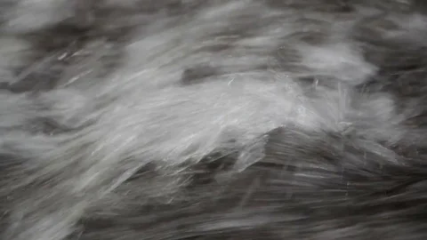 Close up stream of water, Focus and defocus Stock Footage 79941704