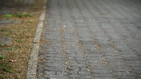 A close up of a street Stock Footage 155584033