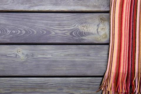 Close up striped wool clothes. Stock Illustration