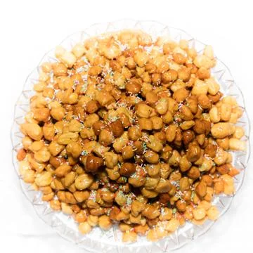 Close up of  struffoli Stock Photos