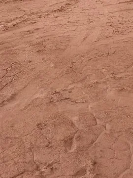 A Close-Up Study of Sun-Baked Clay and Cracked Terracotta Soil Stock Photos
