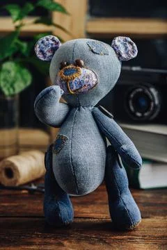 Close Up of Stuffed Bear Toy Stock Photos