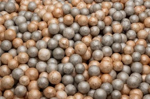 Close up of Styrofoam small balls. Stock Photos