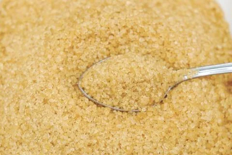 Close up sugar and sugarcane Stock Photos