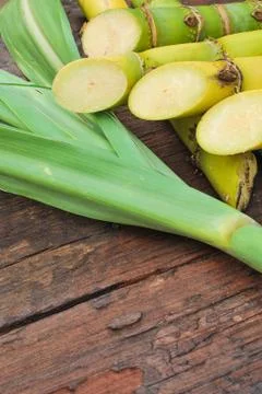 Close up sugarcane Stock Photos