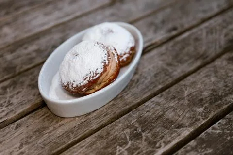 Close up of sugary donuts Stock Photos