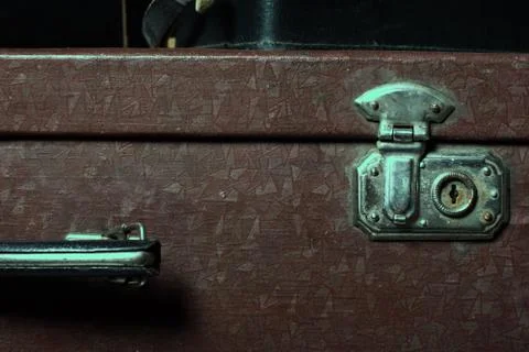 Close-up of a suitcase Stock Photos
