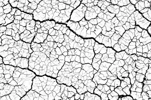 Close up of summer. Patterns and texture cracked soil of sunny dried earth soil Stock Photos