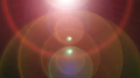 Close up sun ray glow light leak effect animation Stock Footage 183845045