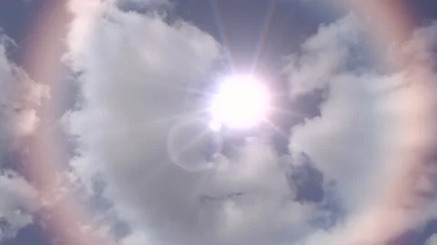 Close up sun. Time-lapse. Stock Footage 159261128