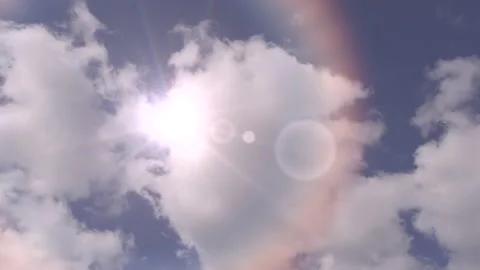 Close up sun. Time-lapse. Stock Footage 159261158