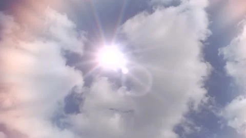 Close up sun. Time-lapse. Stock Footage 159262996