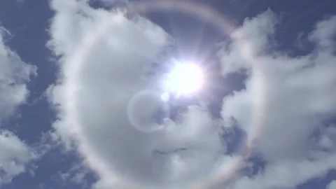 Close up sun, time-lapse Stock Footage 159376567