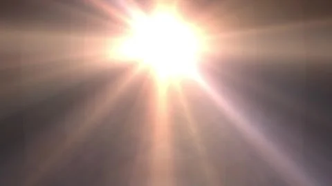 Close-up sunburst with radiant light rays Video stock 338301987