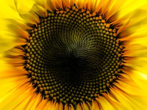 Close up of a sunflower Stock Photos