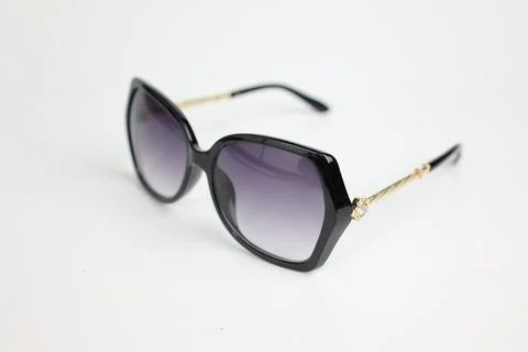 Close-up of sunglasses on white background Fotos Stock
