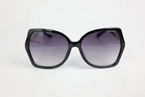 Close-up of sunglasses on white background 写真素材