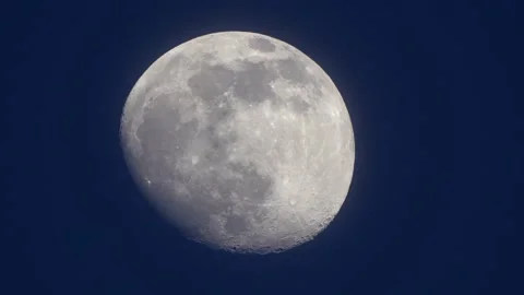 Close up super moon rise Stock Footage 195430491