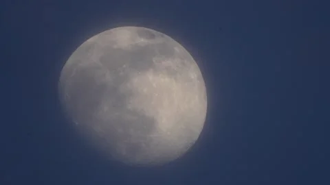 Close up super moon rise Stock Footage 195430496