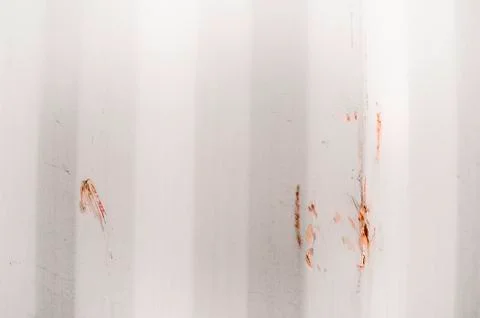 Close up surface dirty texture of the Blue container without labels. Vintage Stock Photos