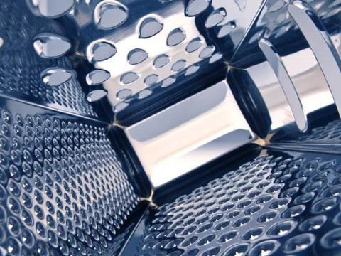 Close up of the surface of a grater. Stock Photos