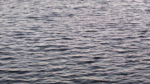 Close-up of the surface of the water in the river Stock Footage 121997767