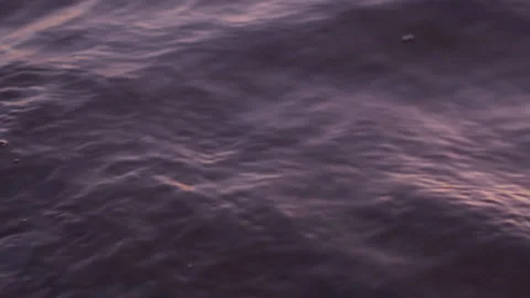 Close-up of the surface of the water in the river Stock Footage 122007436