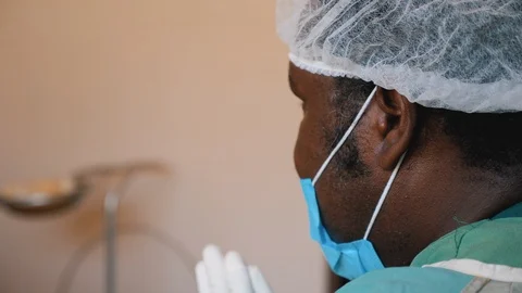 Close up of surgeon eye. Stock Footage 126393968