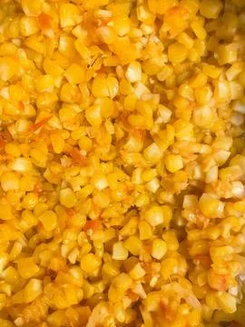 Close-up of sweet corn kernels Stock Photos